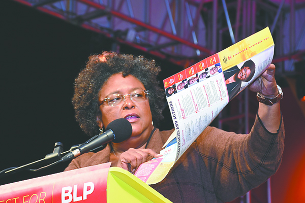 Blp Reveals Manifesto Barbados Advocate